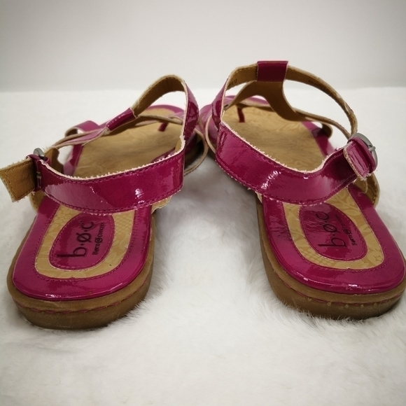 b.o.c. Born Concept 11(43) Pink Vegan Sandal Flats with Adjustable Buckle Straps - Picture 4 of 8